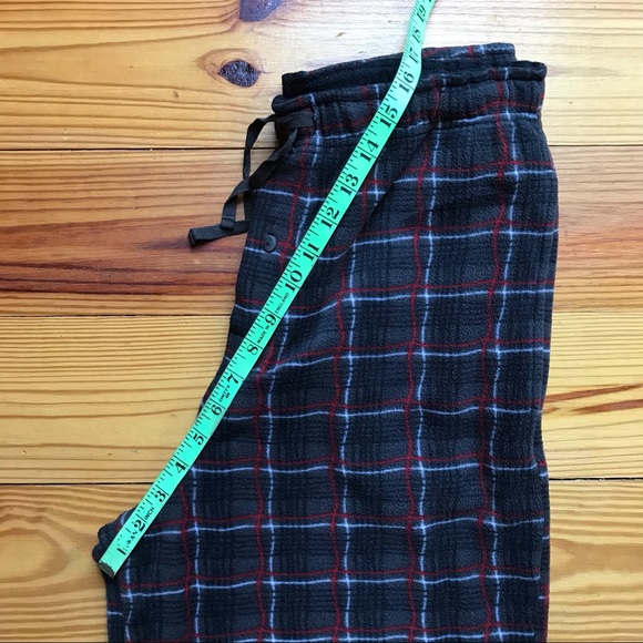 Jockey Gray Red Plaid Sleep Pants, EUC, S/M - Picture 9 of 11